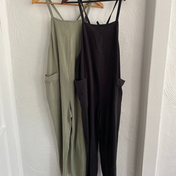 Storq Anytime Overalls Bundle (Black + Sage Green) - Size 3/Medium - Picture 1 of 10